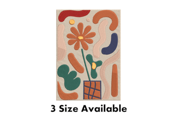 Abstract Flower Embroidery Design Review