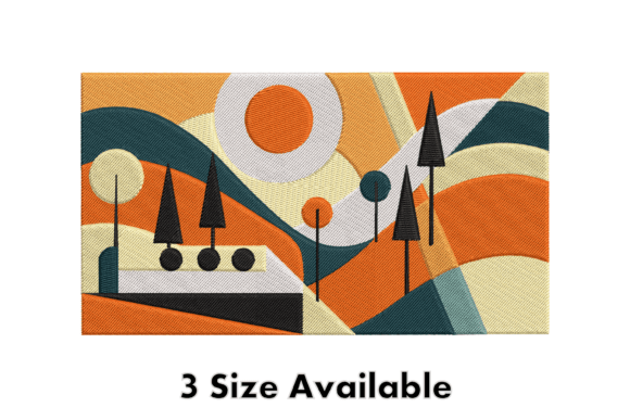Abstract Landscape Embroidery Design Review