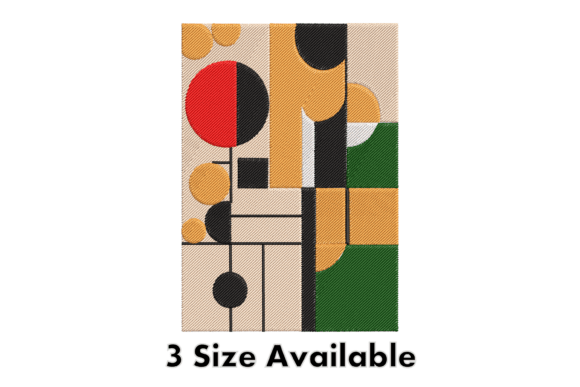 Color Block Modern Art Embroidery Review