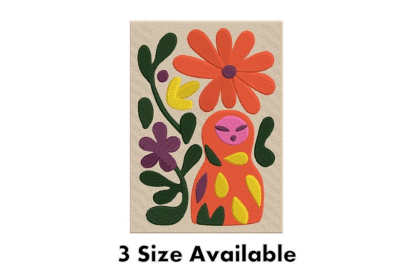 Colorful Doll Floral Embroidery Art Review