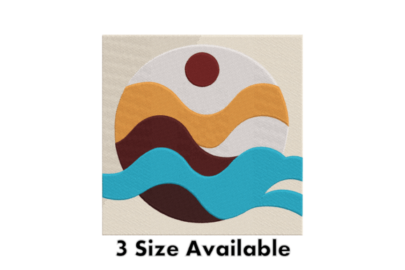 Ocean Sunset Embroidery Design Review