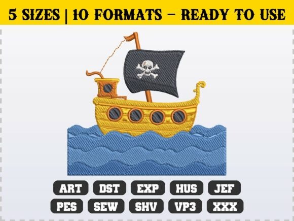 Pirate Skull Sea Adventure Embroidery Review