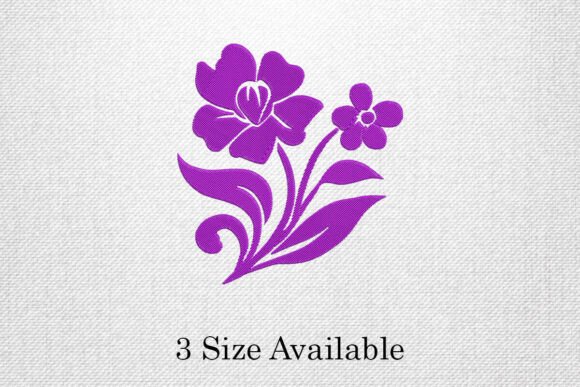 Purple Flower Embroidery Design File Review