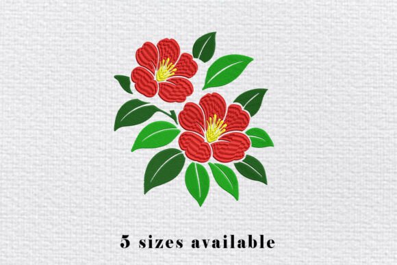 Red Flower Embroidery Design Art: A Boutique Review