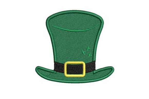 St. Patrick s Day Leprechaun Hat Embroidery Design
