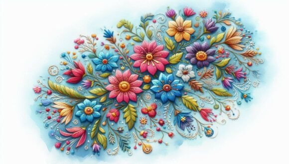 Traditional Flower Embroidery Review