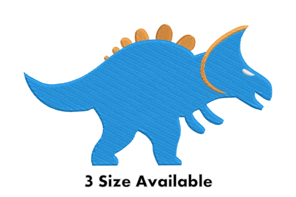 Triceratops Dinosaur Embroidery File Review